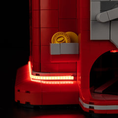 LEGO Minifigure Vending Machine 21358 LED light kit view 7