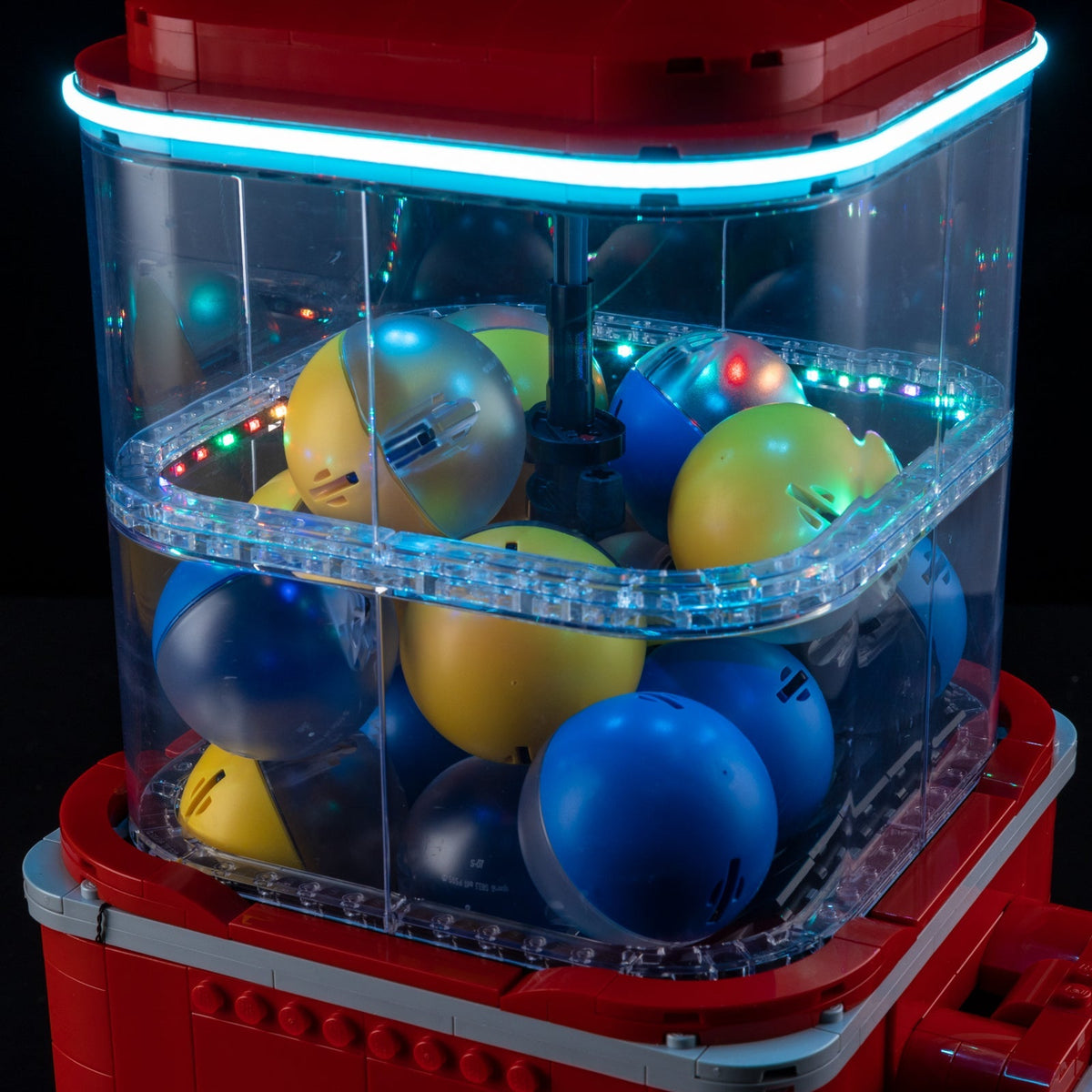 LEGO Minifigure Vending Machine 21358 LED light kit view 11