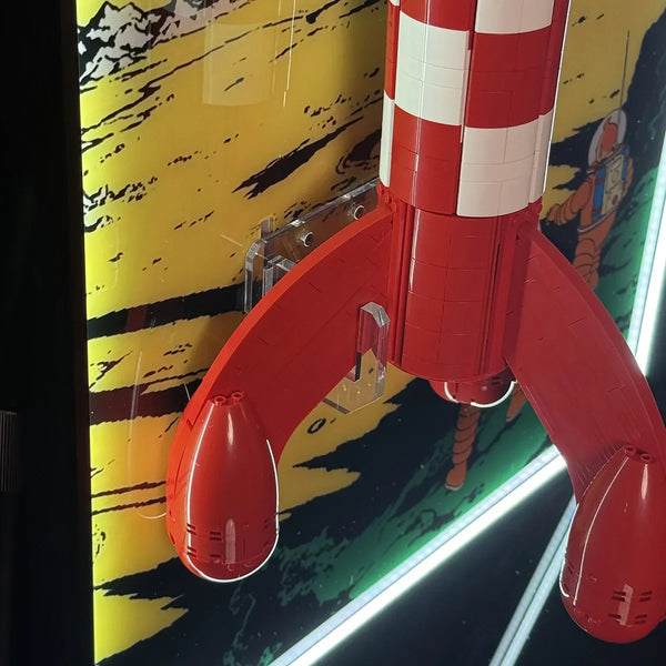 Wall Display Frame for LEGO® Ideas Tintin® Moon Rocket 21367