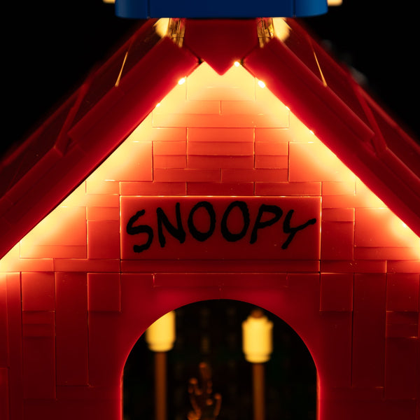 Light Kit For LEGO® Peanuts: Snoopy's Doghouse #21368 - View 8 - brkox