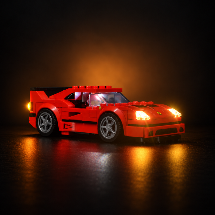 Light Kit Compatible with LEGO® Ferrari F40 Competizione Set 75890