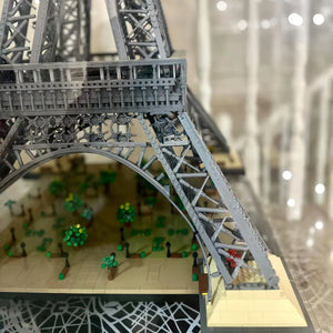 LEGO® Icons 10307 Eiffel Tower Floating Stand with LED Lights & Paris City Map