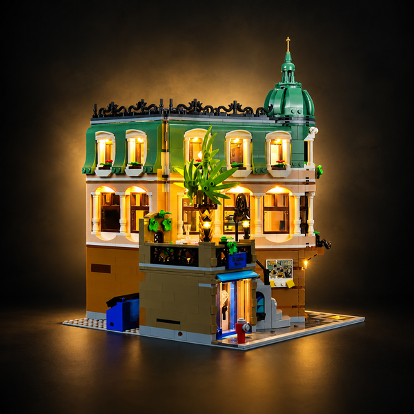 Light Kit Compatible with LEGO® Boutique Hotel Set 10297