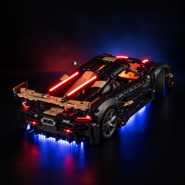 Light Kit Compatible with LEGO® Koenigsegg Sadair's Spear Megacar Set 42232