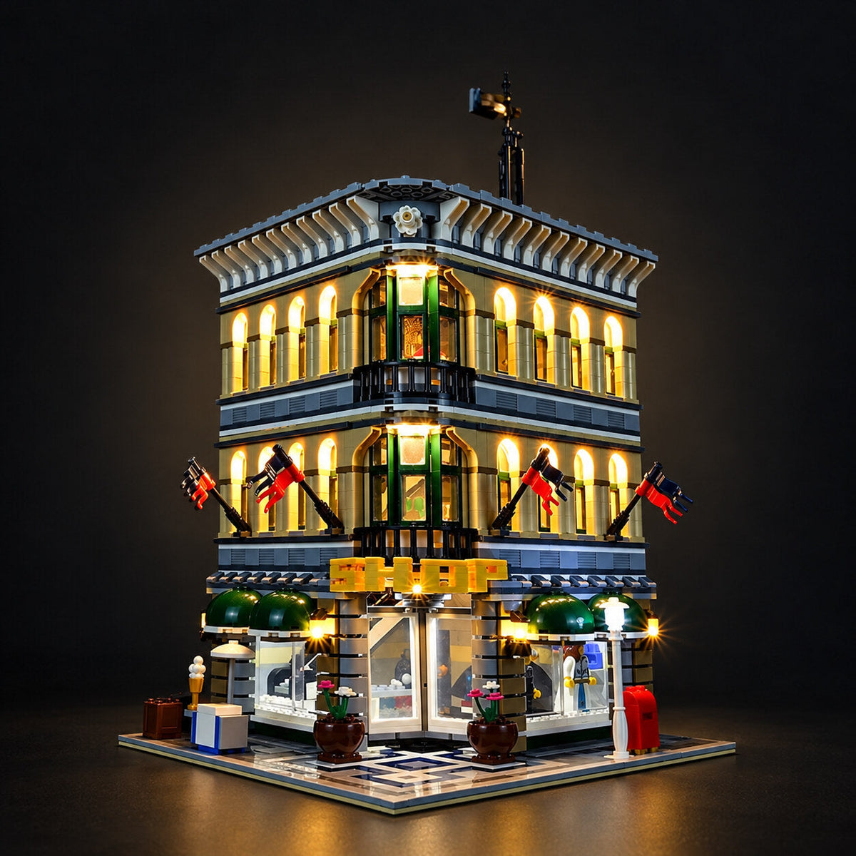 Light Kit Compatible with LEGO® Grand Emporium Set 10211