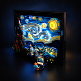 Light Kit Compatible with LEGO® Vincent van Gogh – The Starry Night Set 21333