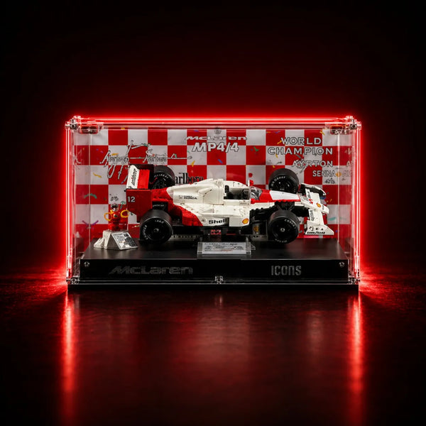 Premium Display Case Compatible with LEGO®Icons for F1 Legends (10330, 10353, 11375)
