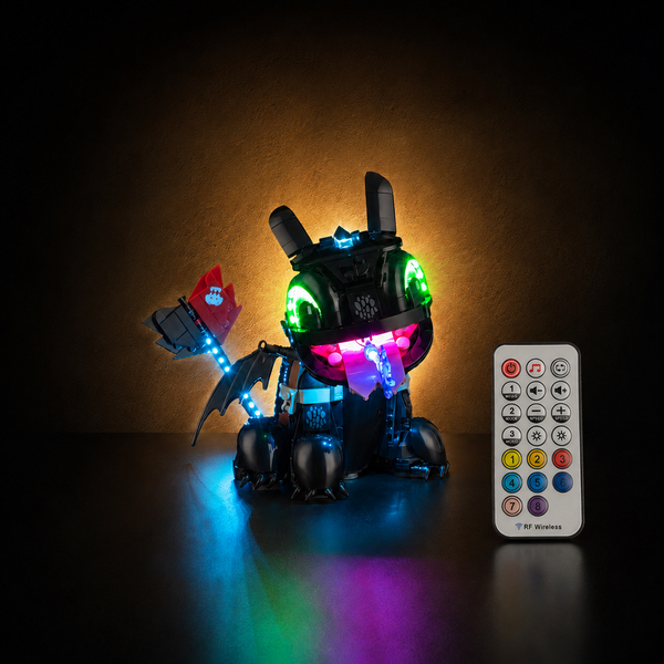 Light Kit For LEGO® How to Train Your Dragon: Toothless #10375 - View 2 - brkox