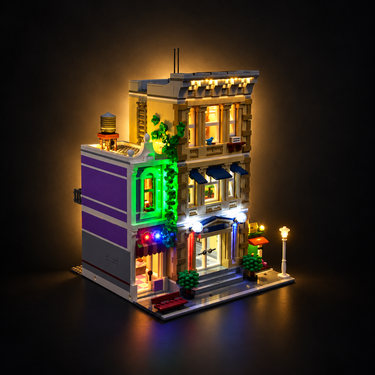 Light Kit Compatible with LEGO® Police Station Set 10278
