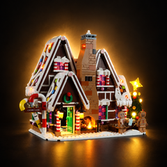 Light Kit Compatible with LEGO® Gingerbread House Set 10267