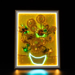 Light Kit Compatible with LEGO® Vincent van Gogh Sunflowers Set 31215
