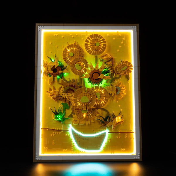 Light Kit Compatible with LEGO® Vincent van Gogh Sunflowers Set 31215