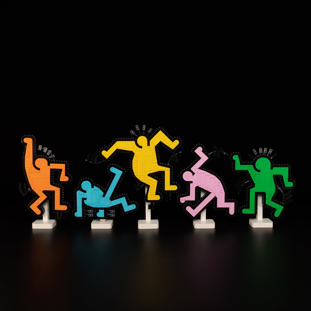 Light Kit For LEGO® Keith Haring Dancing Figures #31216 - brkox
