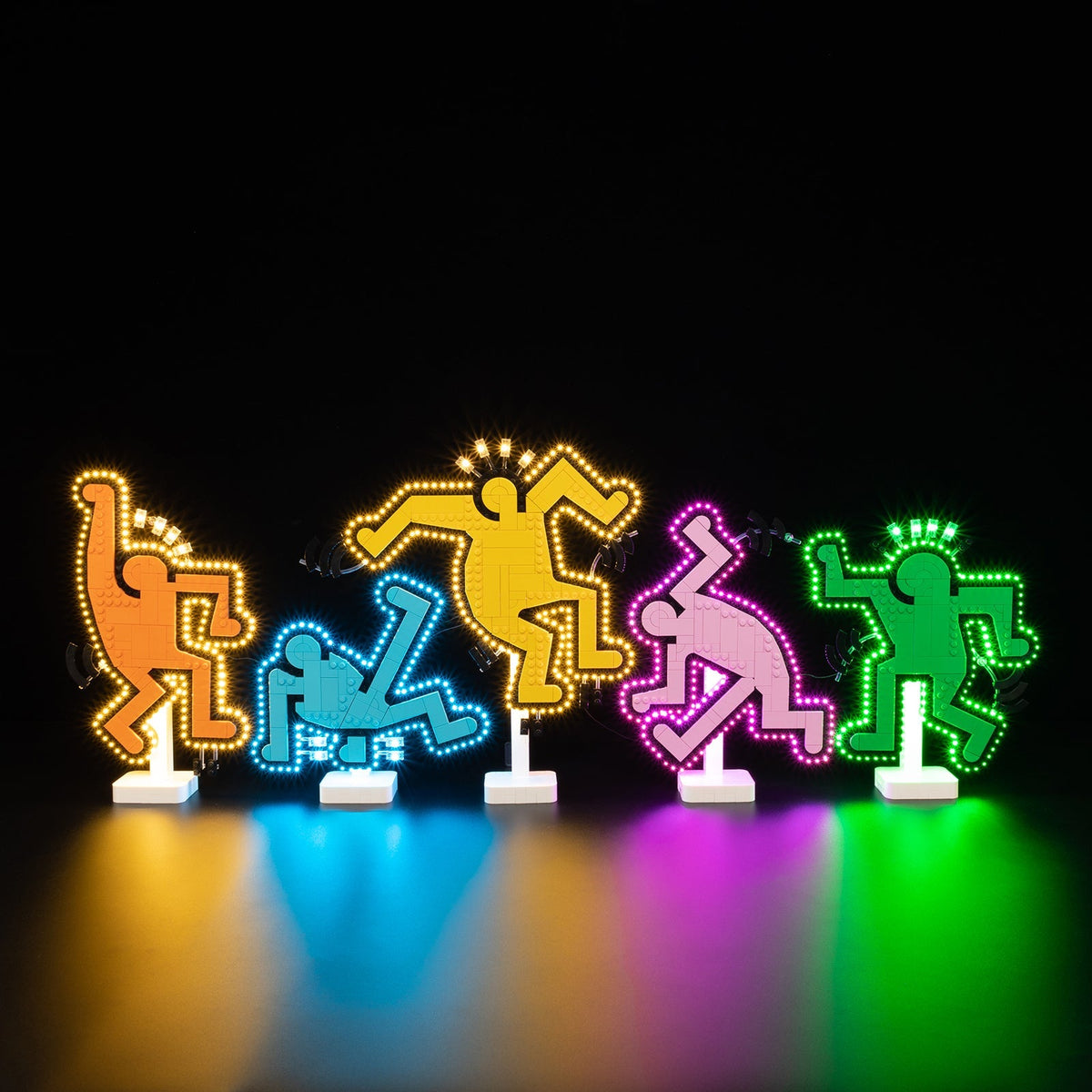 Light Kit For LEGO® Keith Haring Dancing Figures #31216 - brkox