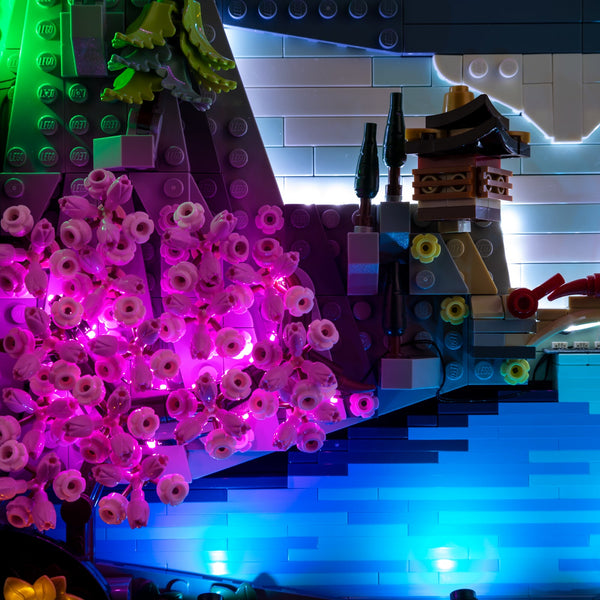 Light Kit For LEGO® Japanese Cherry Blossom Landscape #31218 - brkox