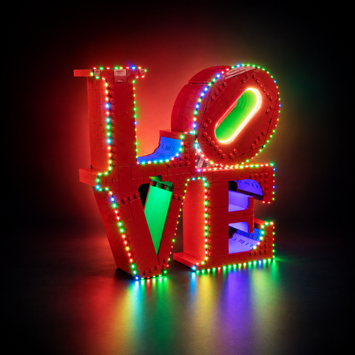 Light Kit Compatible with LEGO® LOVE Set 31214