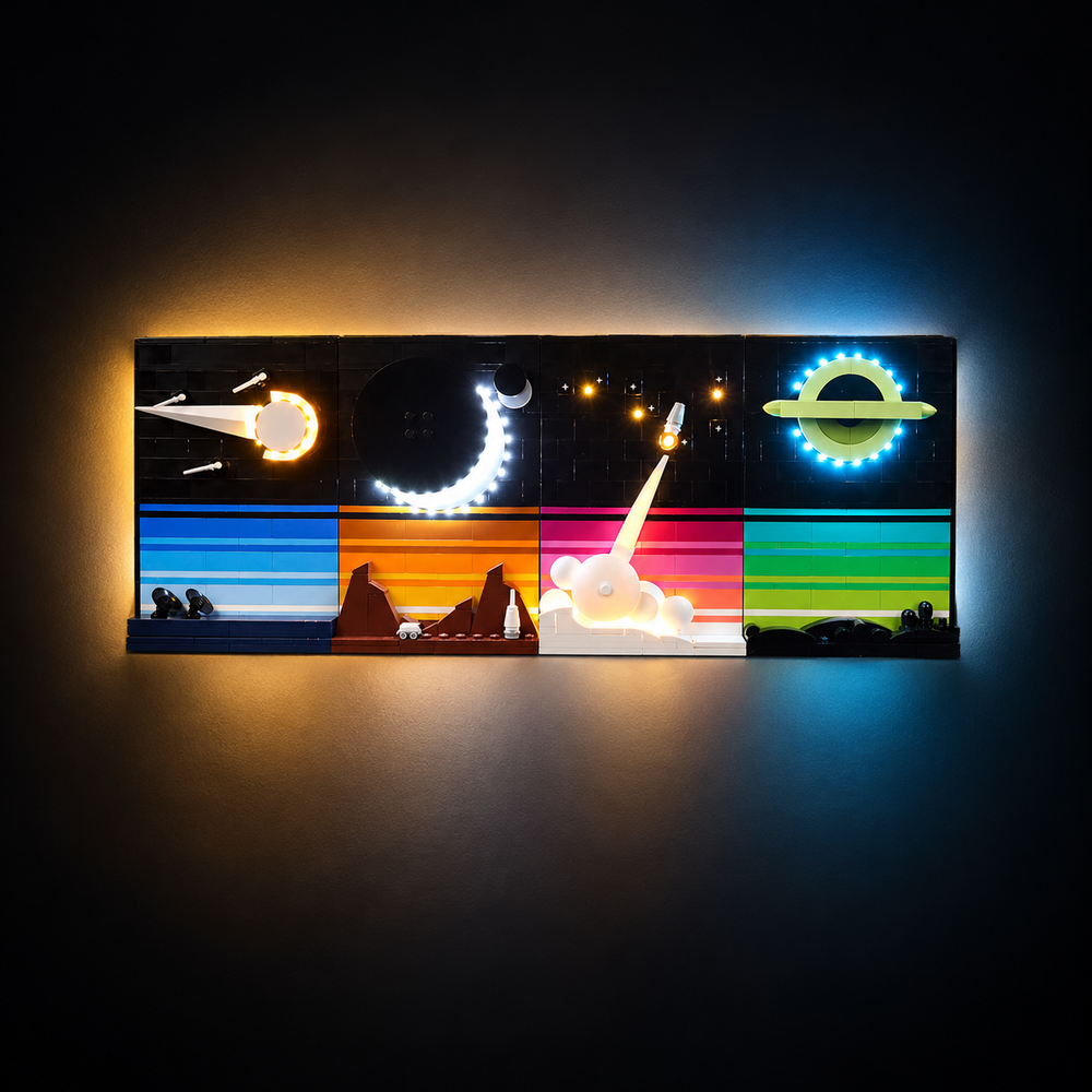 Light Kit Compatible with LEGO® Tales of the Space Age Set 21340