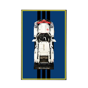 Wall Display Frame for LEGO® Technic™ Porsche 911 RSR 42096 | Redline Precision