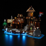 Light Kit Compatible with LEGO® Ideas Viking Village Set 21343