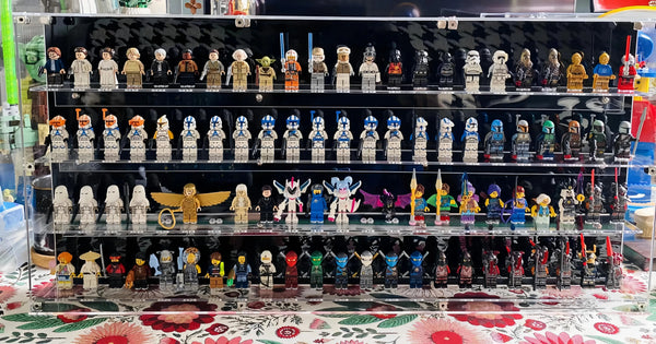 92 LEGO® Minifigures Wall Display Case