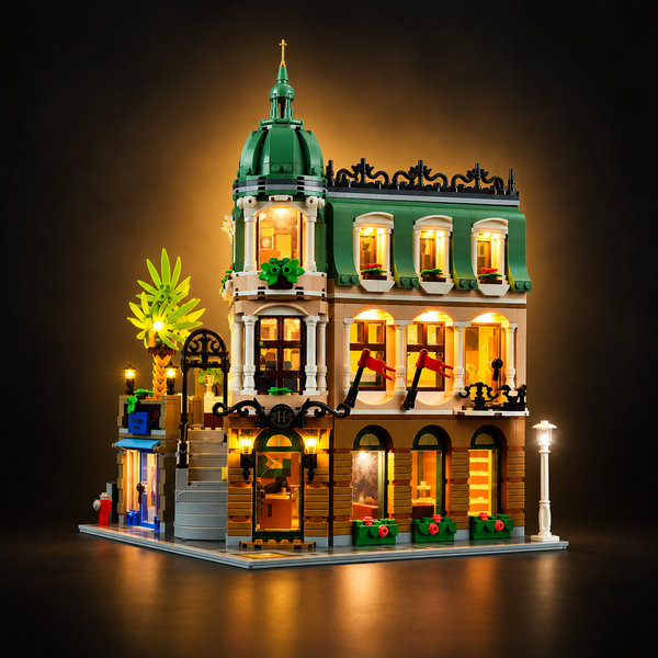 Light Kit Compatible with LEGO® Boutique Hotel Set 10297