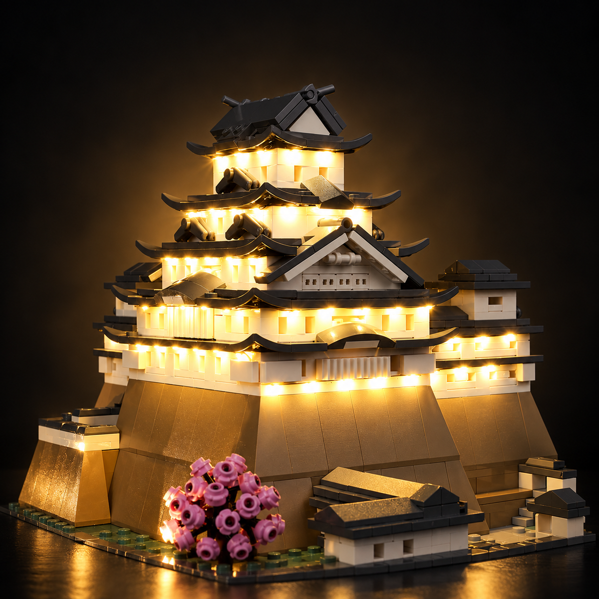 Light Kit Compatible with LEGO® Architecture Himeji Castle Set 21060