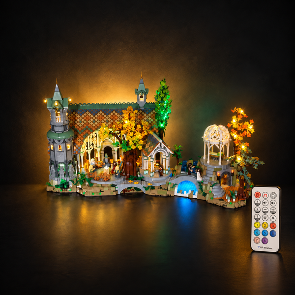 Light Kit Compatible with LEGO® The Lord of the Rings: Rivendell™ Set 10316