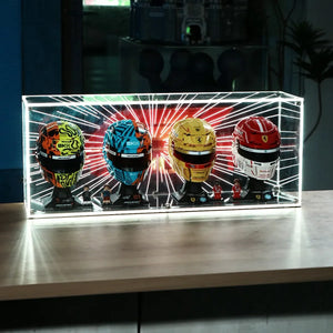 Wall Display Case for LEGO® Editions 4-in-1 Helmet Series 43014/43022/43017/43023