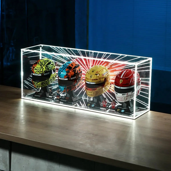 Wall Display Case for LEGO® Editions 4-in-1 Helmet Series 43014/43022/43017/43023