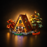 Light Kit Compatible with LEGO® Ideas A-Frame Cabin Set 21338