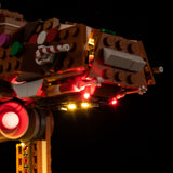 LEGO Gingerbread AT-AT Walker 40806 LED light kit view 12