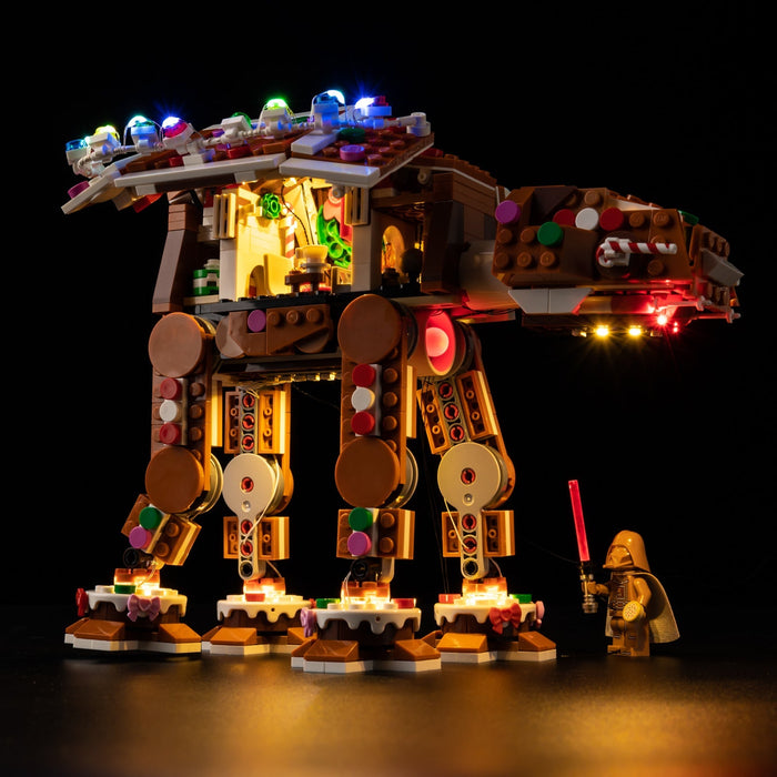 Light Kit Compatible with LEGO® Gingerbread AT-AT™ Walker Set 40806
