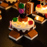 LEGO Gingerbread AT-AT Walker 40806 LED light kit view 8