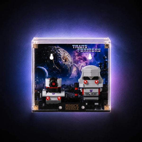 Wall Display Case for LEGO® Megatron Robot & Vehicle 40924