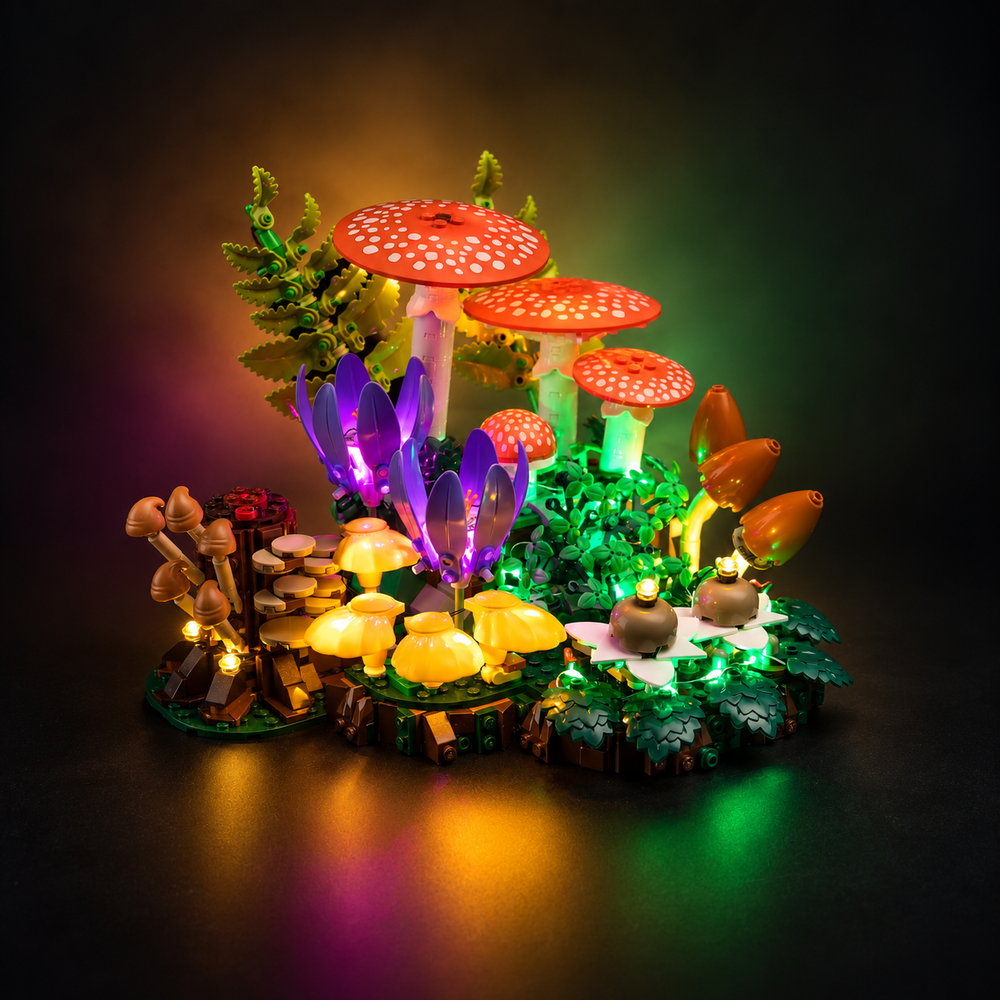 Light Kit Compatible with LEGO® Woodland Mushrooms Set 11505