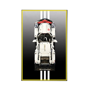 Wall Display Frame for LEGO® Technic™ Porsche 911 RSR 42096 | Redline Precision