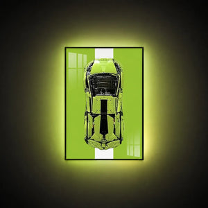 Premium Wall Mount Display Frame for LEGO® Technic™ Lamborghini Sian 42115