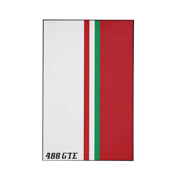 Wall Display Frame for LEGO® Technic™ Ferrari 488 GTE 42125 | Italian Tricolore