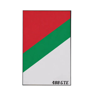 Wall Display Frame for LEGO® Technic™ Ferrari 488 GTE 42125 | Italian Tricolore