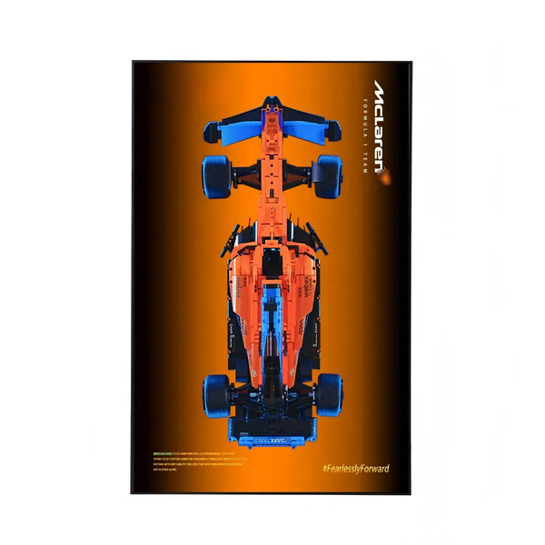 Premium Wall Display Compatible with LEGO® Technic™ McLaren F1 42141 Style B