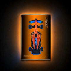 Premium Wall Display Compatible with LEGO® Technic™ McLaren F1 42141 Style B