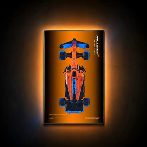 Premium Wall Display Compatible with LEGO® Technic™ McLaren F1 42141 Style B