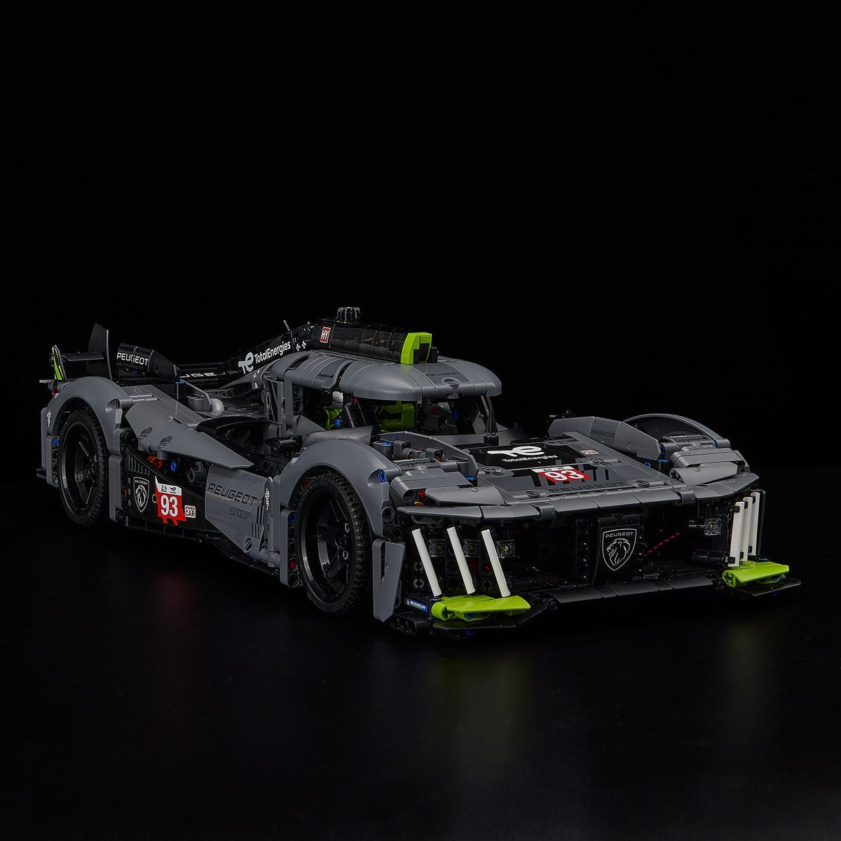 Light Kit Compatible with LEGO® Technic™ Peugeot 9X8 24H Le Mans Hybrid Hypercar Set 42156