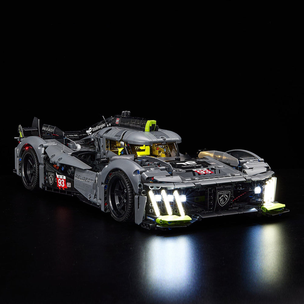 LEGO Peugeot 9X8 42156 LED light kit view 1