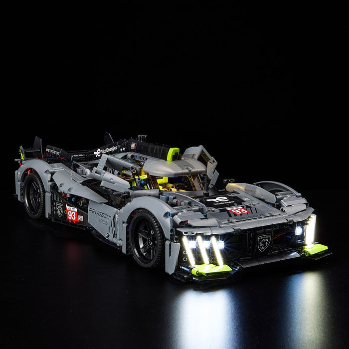 LEGO Peugeot 9X8 42156 LED light kit view 4