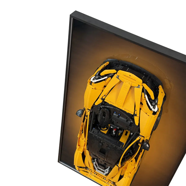 Wall Display Frame for LEGO® McLaren P1 42172 | Gradient Color | 50 x 80cm