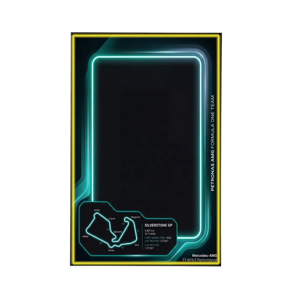 Premium Wall Display for LEGO® Mercedes-AMG F1 42171 Style C