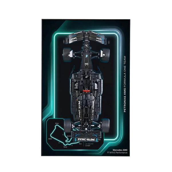 Premium Wall Display for LEGO® Mercedes-AMG F1 42171 Style C
