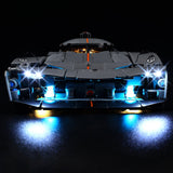 LEGO Koenigsegg Jesko Absolut 42173 LED light kit view 13