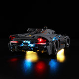 LEGO Koenigsegg Jesko Absolut 42173 LED light kit view 6